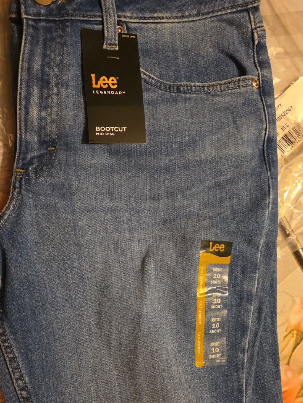 Lee Light Blue 10S Denim Jeans NWT - Picture 4 of 5
